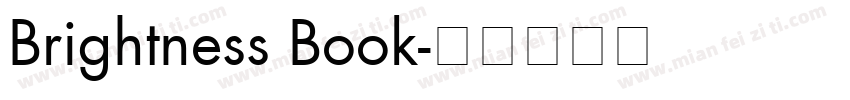 Brightness Book字体转换